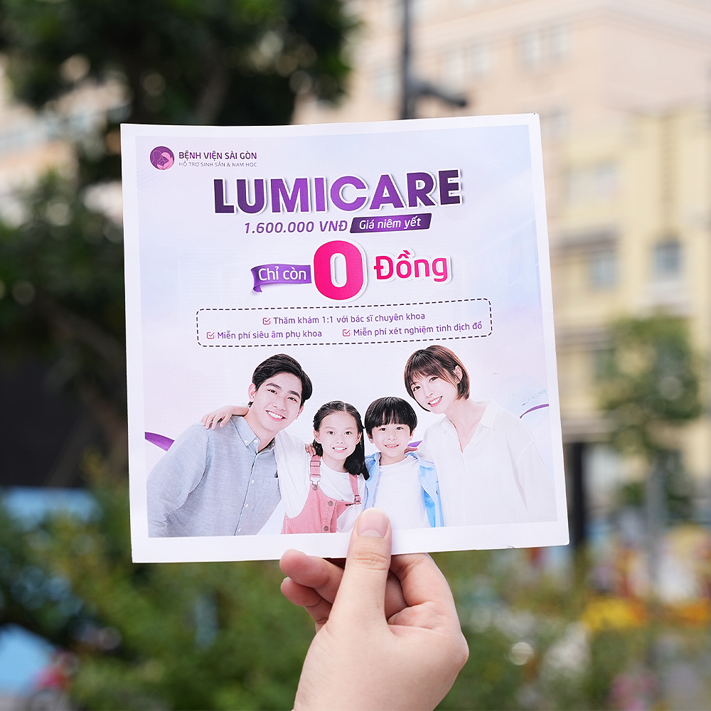 Miễn phí gói Lumi Care cho khách hàng lần đầu đến Bệnh Viện