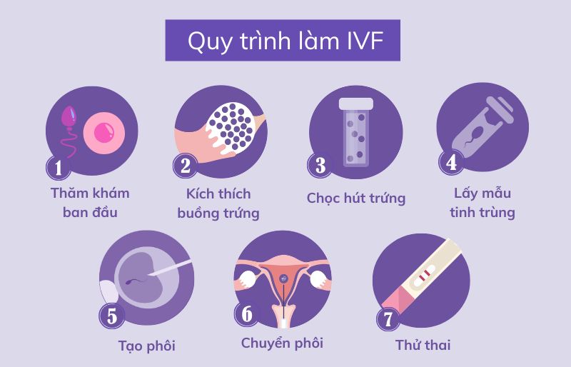 Quy trình thực hiện IVF Quy trình thực hiện IVF